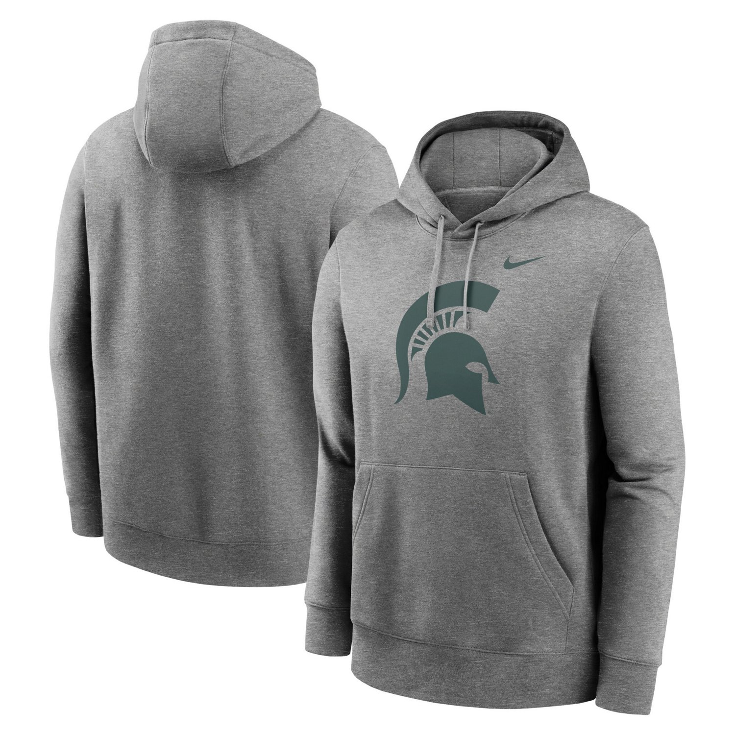 Nike Michigan State Spartans Primetime Evergreen Club Fleece Pullover Hoodie