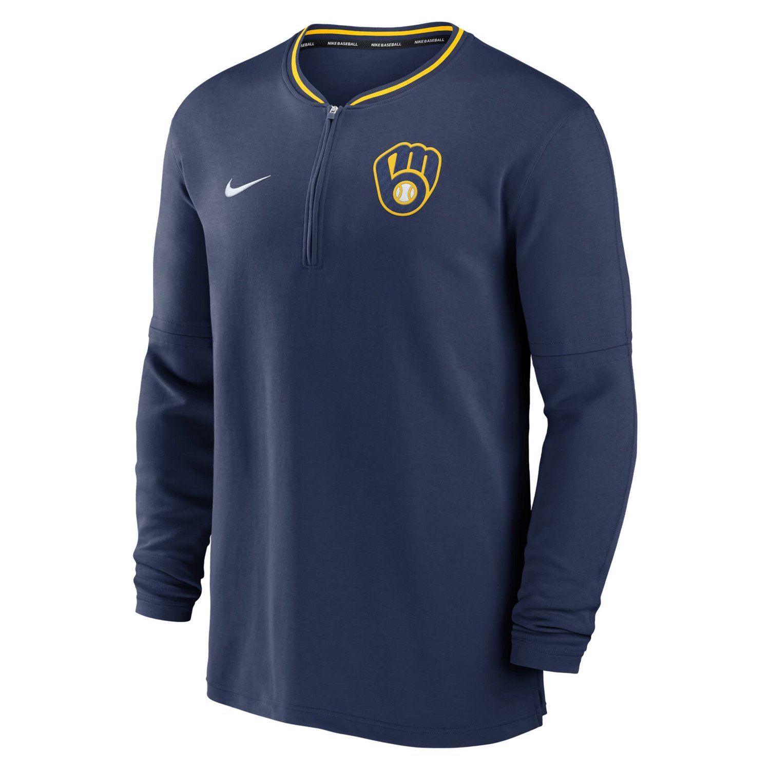Nike Milwaukee Brewers Authentic Collection Performance Half-Zip Top