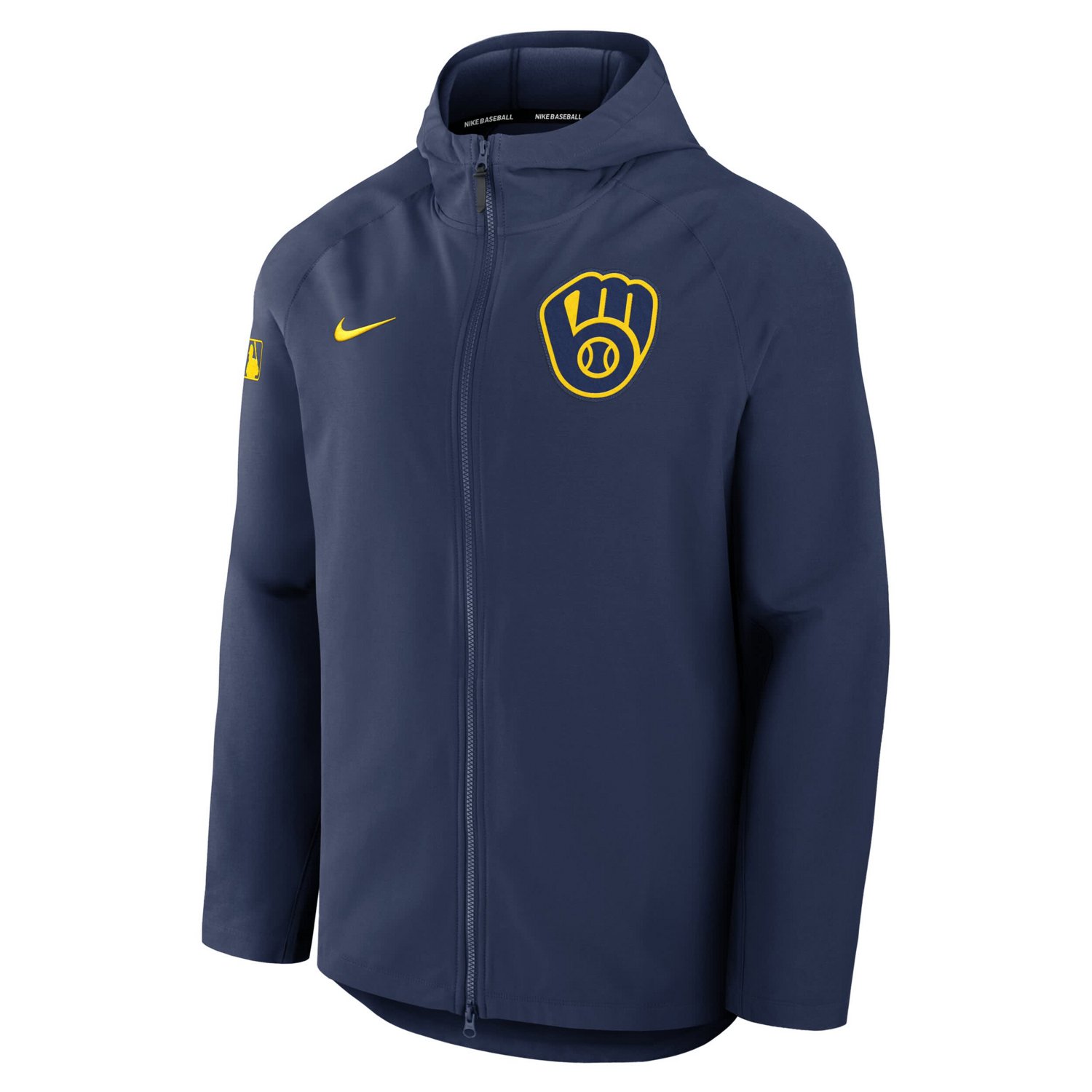 Nike Milwaukee Brewers Authentic Collection Raglan Performance Full-Zip Jacket                                                   - view number 2