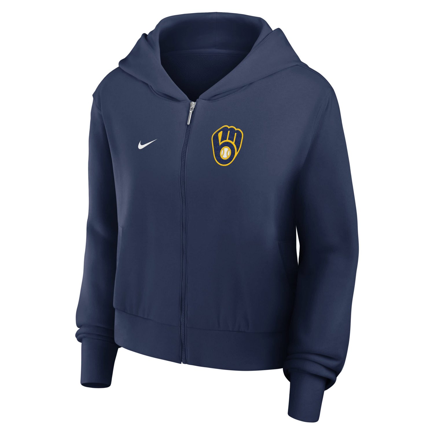Nike Milwaukee Brewers Lightweight Full-Zip Hoodie                                                                               - view number 2