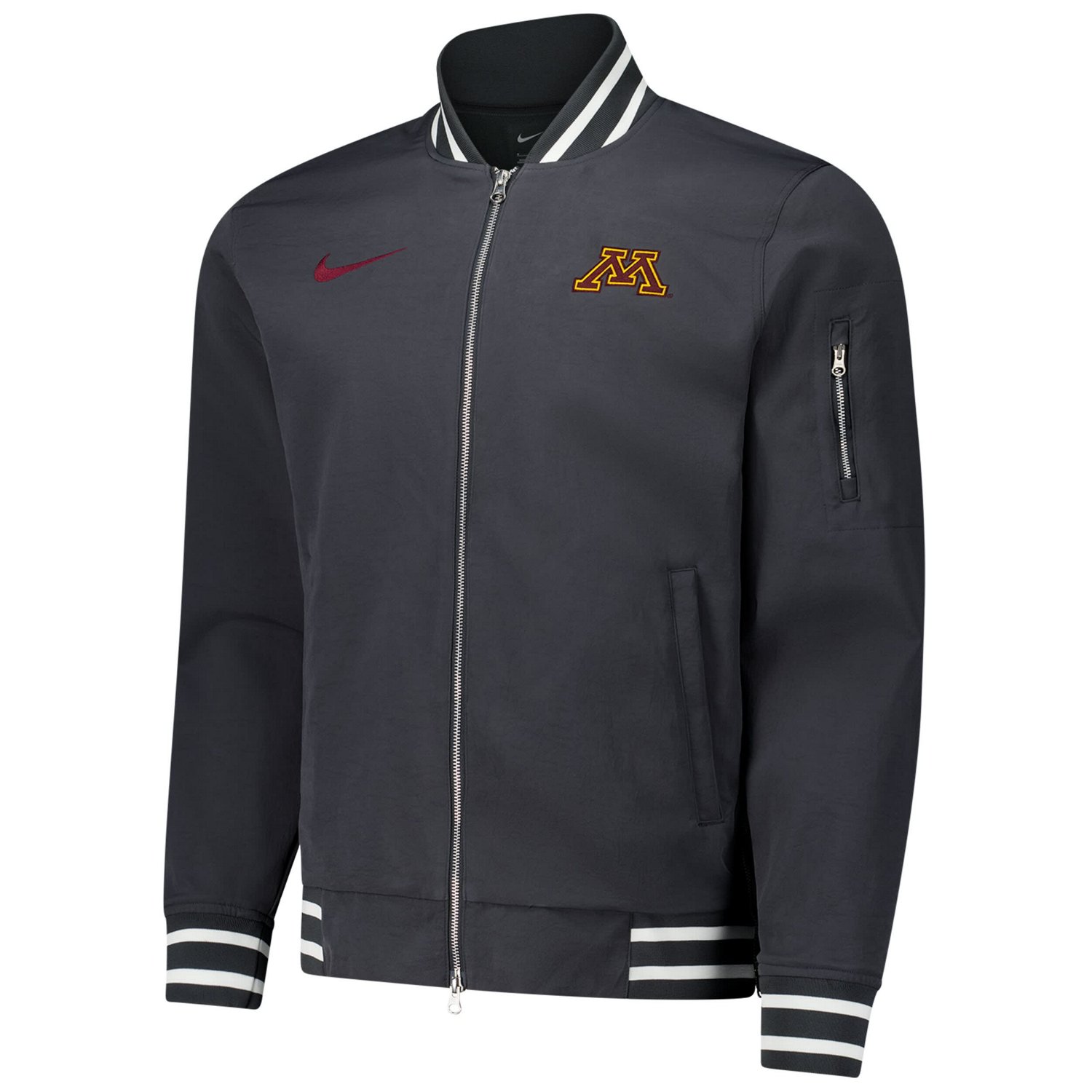 Nike Minnesota Golden Gophers Full-Zip Bomber Jacket - view number 2