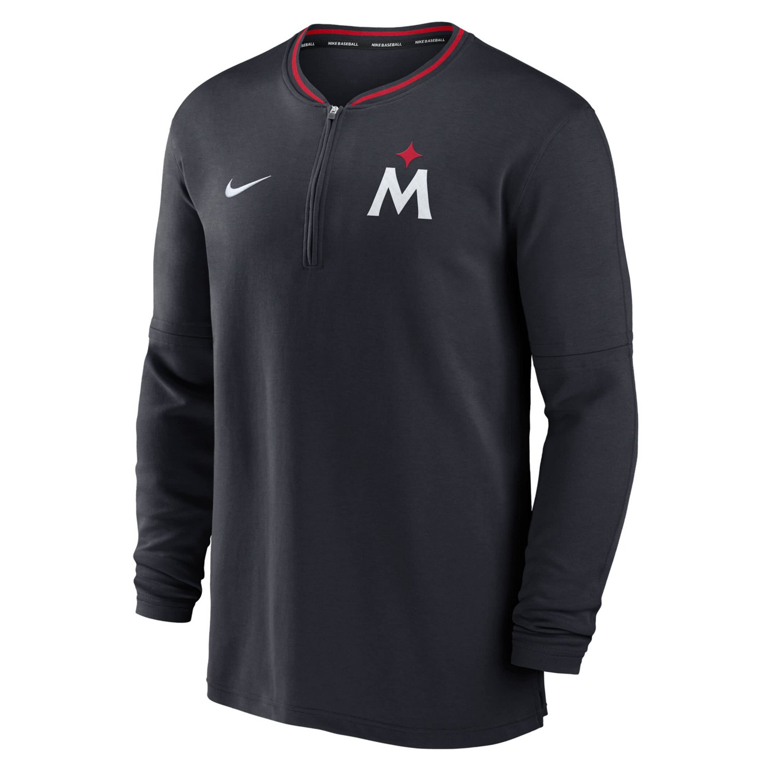 Nike Minnesota Twins Authentic Collection Performance Half-Zip Top - view number 2