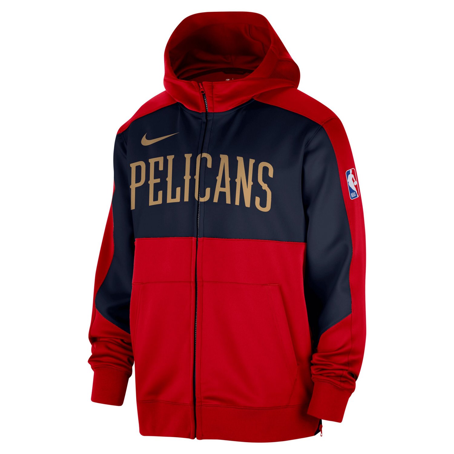 Nike New Orleans Pelicans Authentic On-Court Showtime Performance Full-Zip Hoodie                                                - view number 2