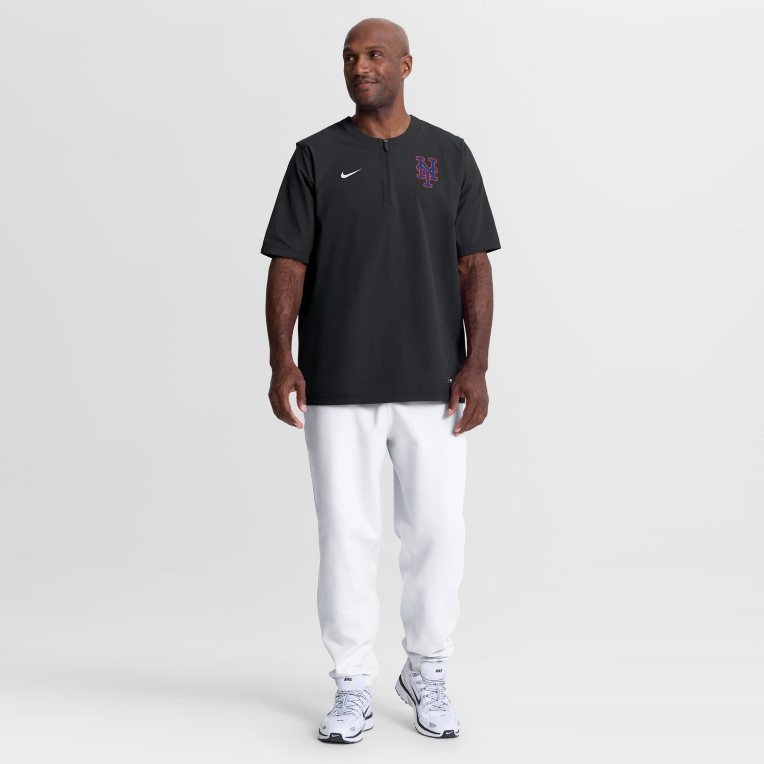 Nike New York Mets Authentic Collection Dri-FIT Quarter-Zip Windshirt - view number 3