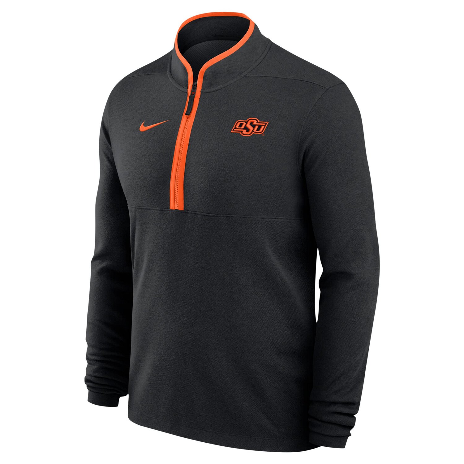 Nike Oklahoma State Cowboys Coaches Courtside Basketball Victory Performance Quarter-Zip Top                                     - view number 2