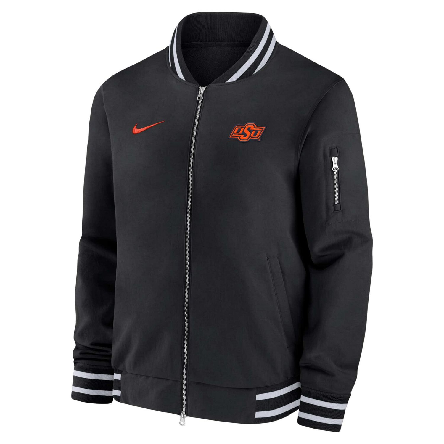 Nike Oklahoma State Cowboys Full-Zip Bomber Jacket