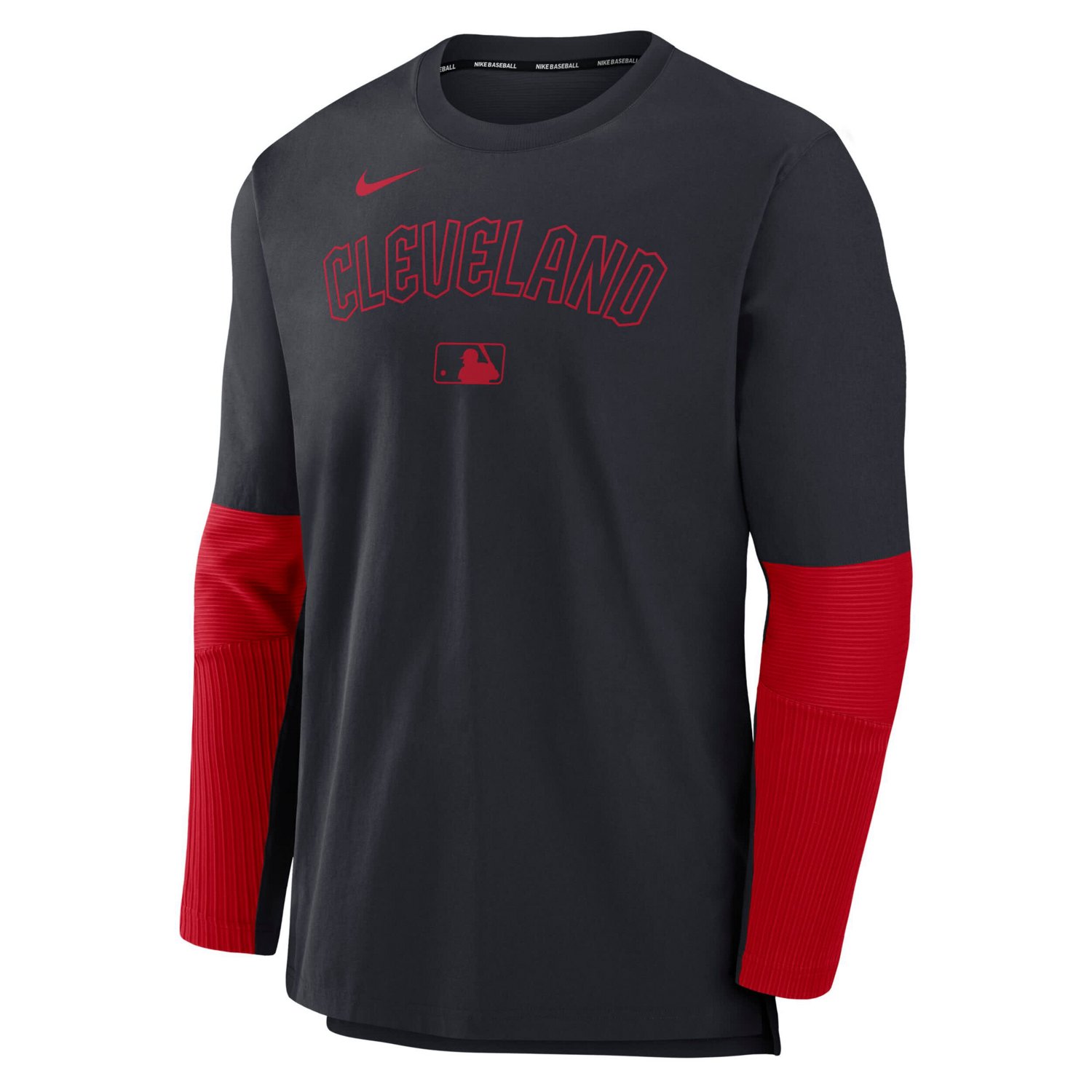 Nike Red Cleveland Guardians Authentic Collection Player Lightweight Performance Long Sleeve Top