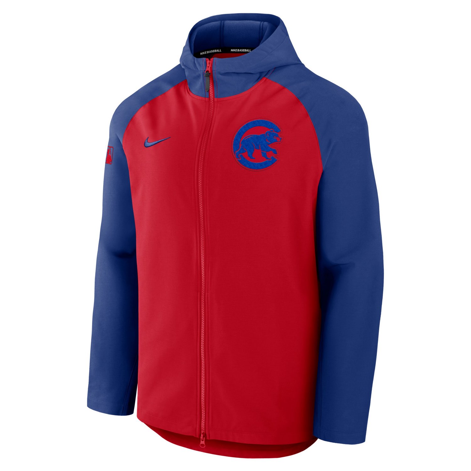 Nike Royal Chicago Cubs Authentic Collection Raglan Performance Full-Zip Jacket