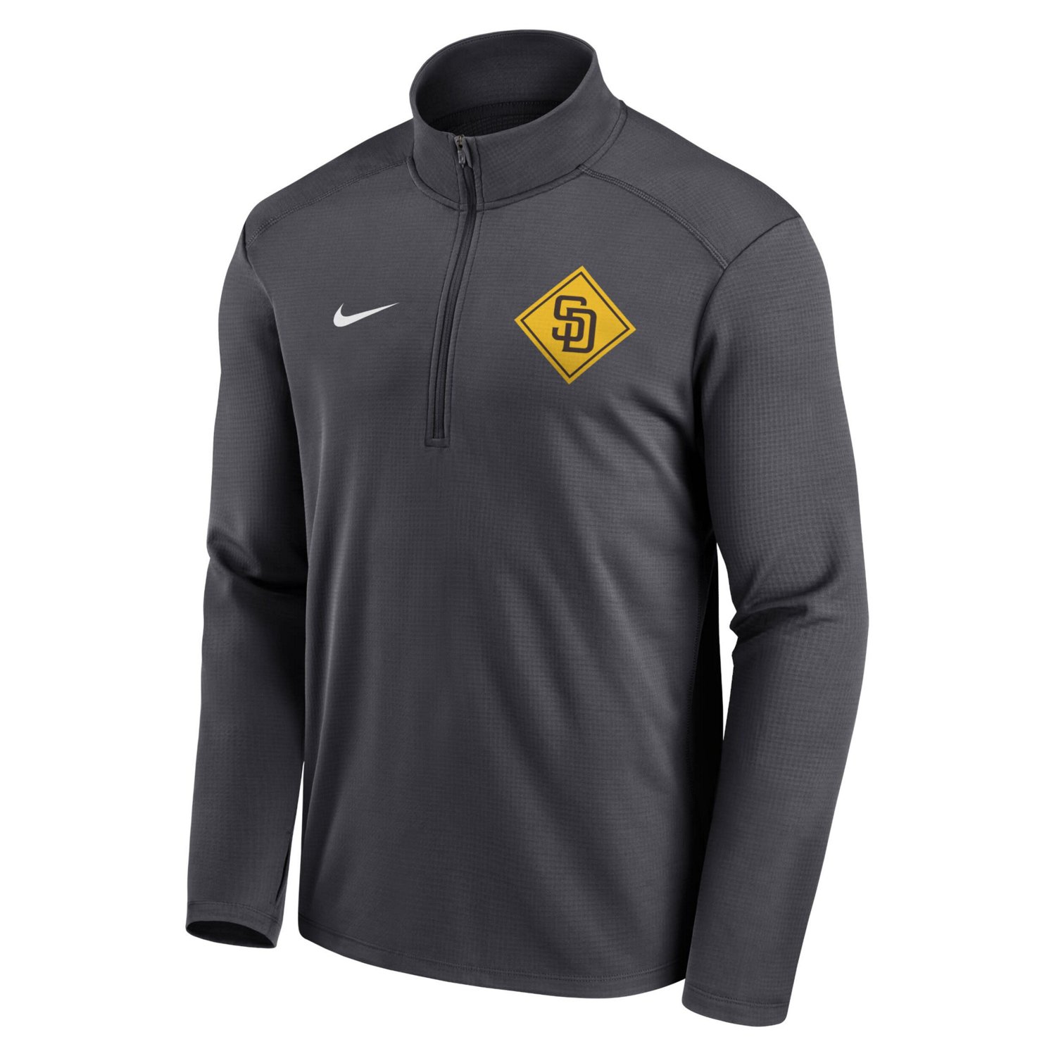 Nike San Diego Padres Diamond Icon Pacer Performance Quarter-Zip Windbreaker Top - view number 2
