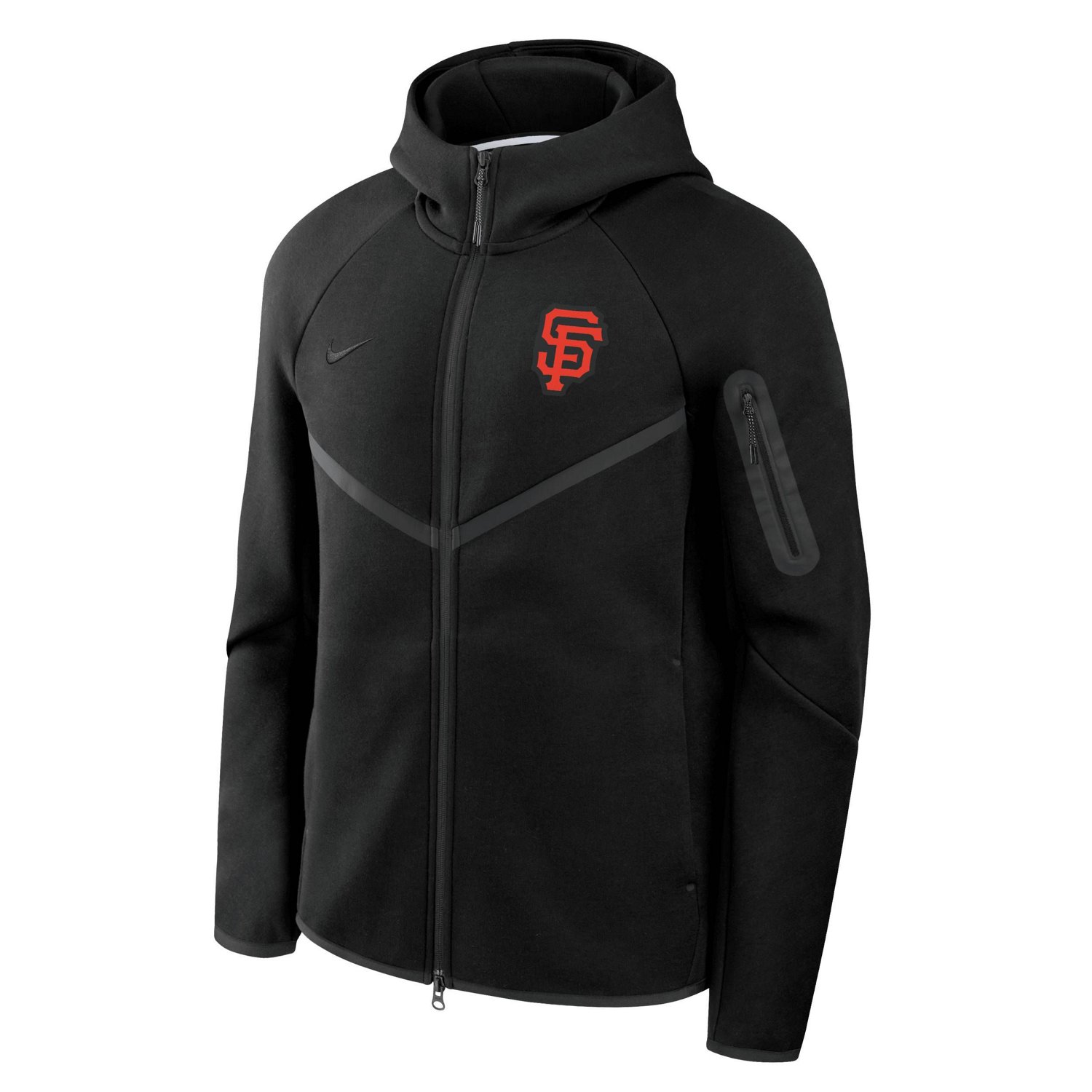 Nike San Francisco Giants Tech Fleece Windrunner Full-Zip Hoodie Jacket - view number 2