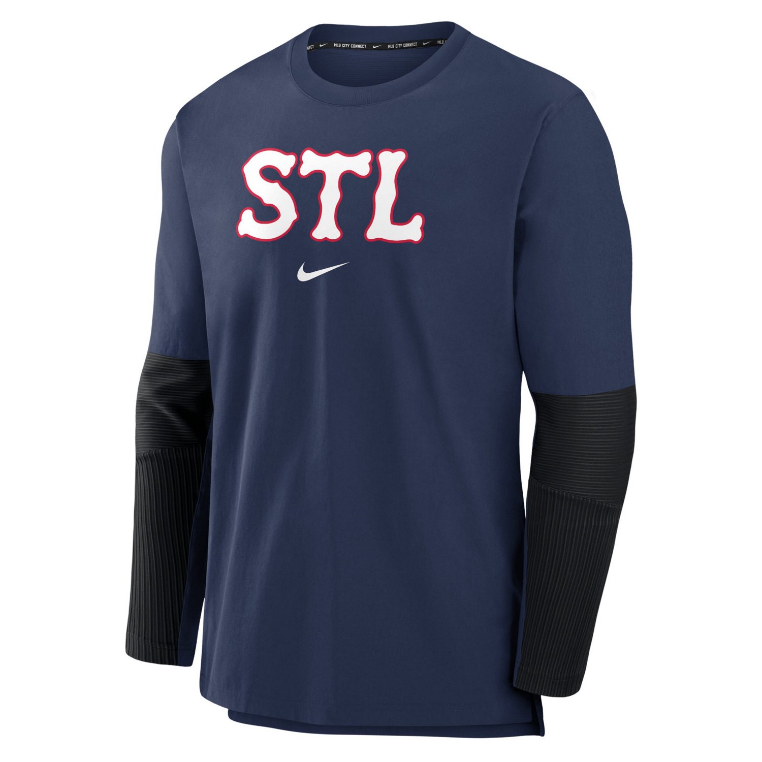 Nike St Louis Cardinals 2024 City Connect Authentic Collection Player Tri-Blend Pullover Sweatshirt - view number 2