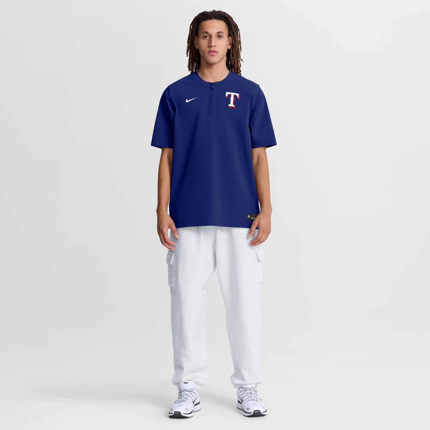 Nike Texas Rangers Authentic Collection Dri-FIT Quarter-Zip Windshirt - view number 3
