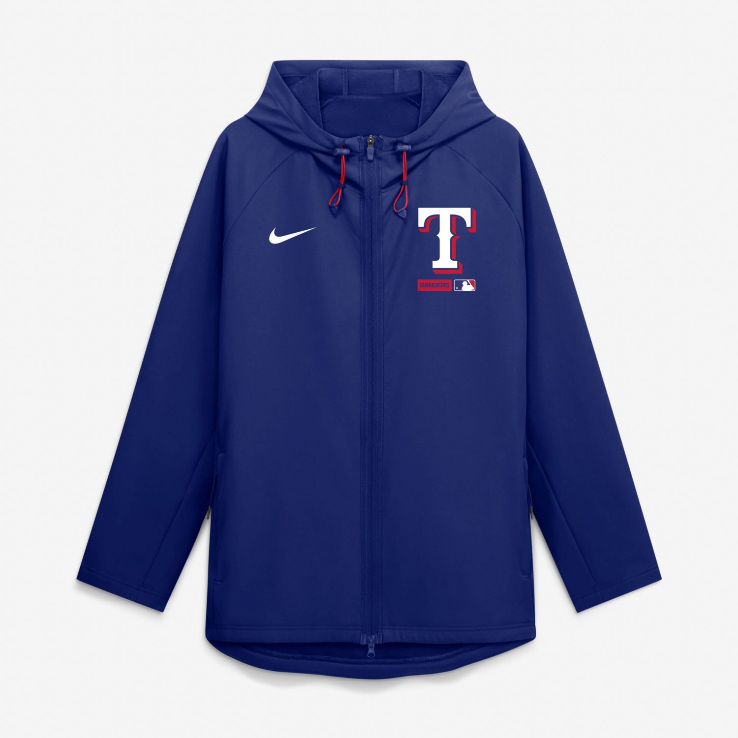 Nike Texas Rangers Authentic Collection Raglan Therma-FIT Full-Zip Hooded Jacket