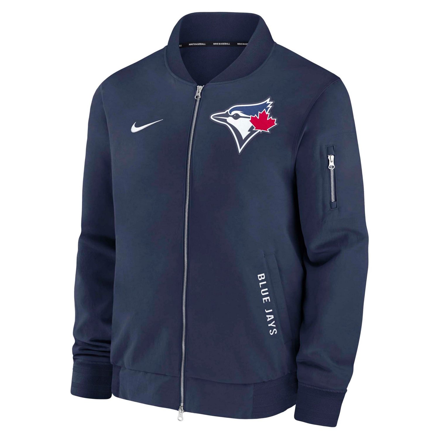 Nike Toronto Blue Jays Authentic Collection Dugout Full-Zip Bomber Jacket - view number 2