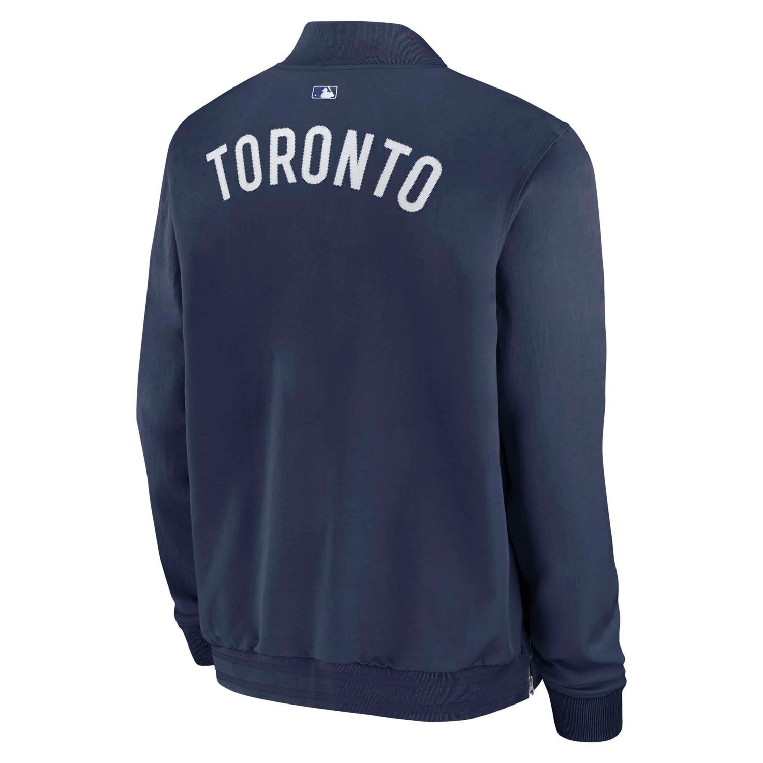 Nike Toronto Blue Jays Authentic Collection Dugout Full-Zip Bomber Jacket - view number 3