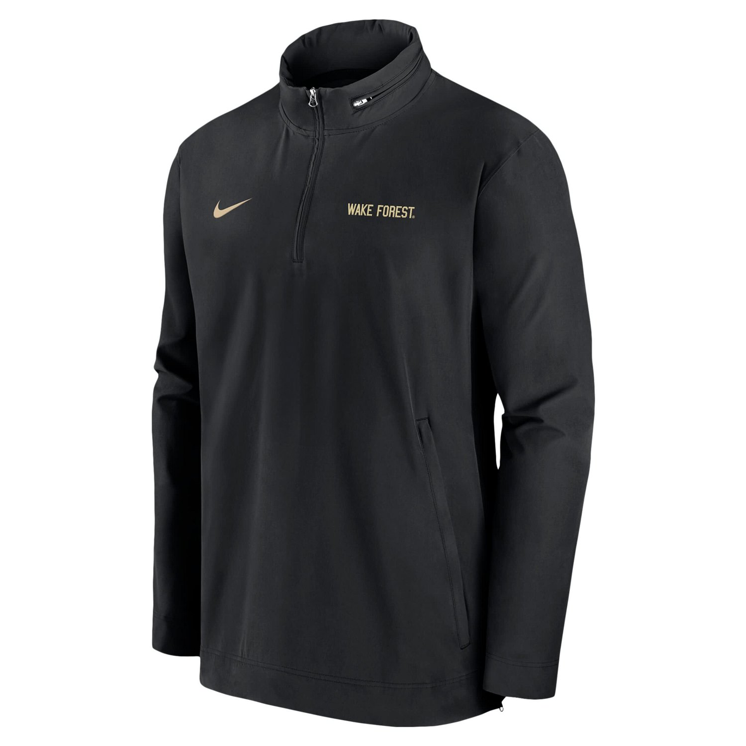 Nike Wake Forest Demon Deacons 2024 Sideline Coach Quarter-Zip Hoodie Jacket - view number 2