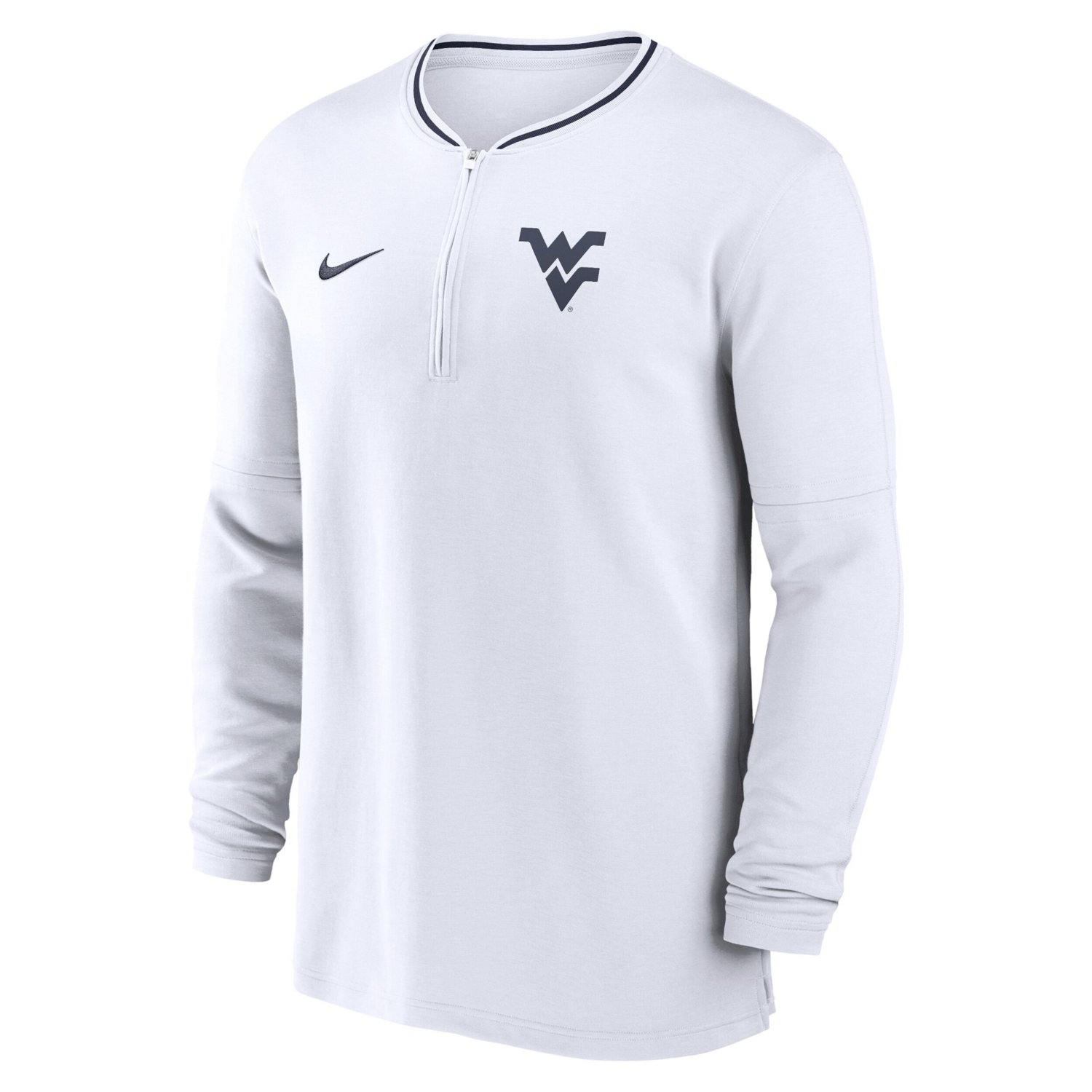 Nike West Virginia Mountaineers 2024 Sideline Coach Performance Half-Zip Long Sleeve Top - view number 2