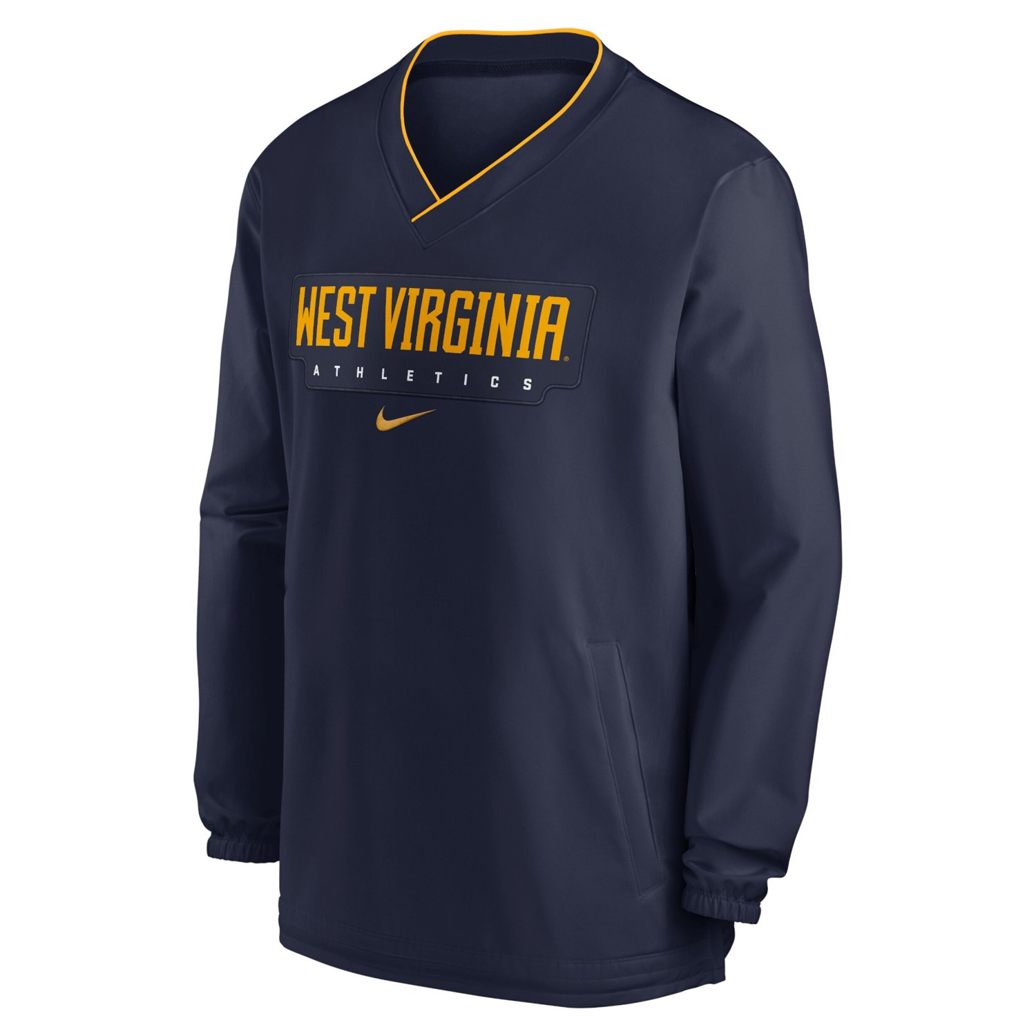 Nike West Virginia Mountaineers 2024 Sideline Pullover Windshirt - view number 2