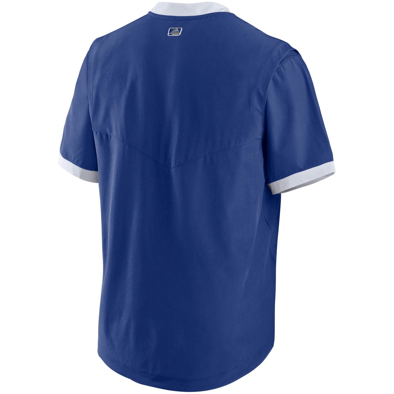Nike /White Toronto Blue Jays Authentic Collection Short Sleeve Hot Pullover Jacket - view number 3