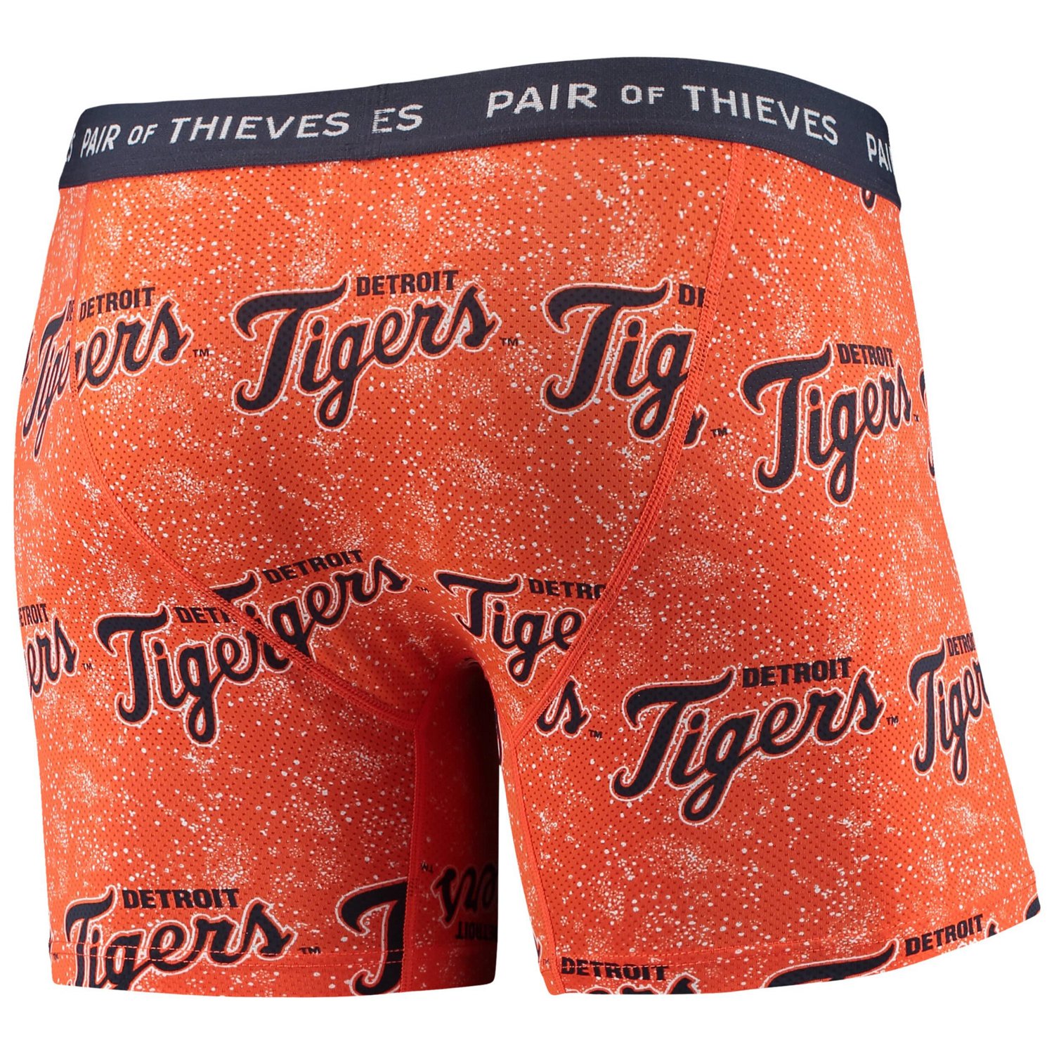 Pair of Thieves Navy Detroit Tigers Super Fit 2-Pack Boxer Briefs Set - view number 3