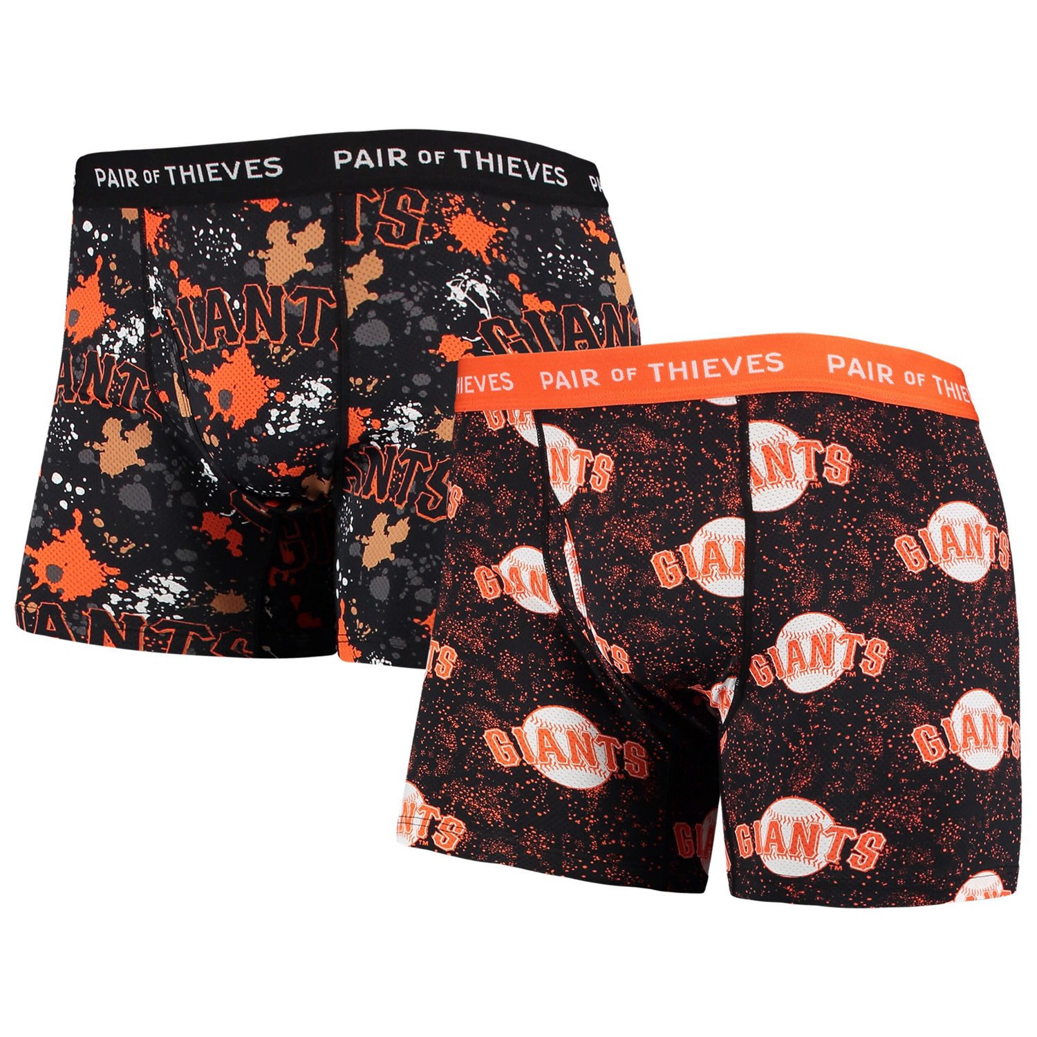 Pair of Thieves San Francisco Giants Super Fit 2-Pack Boxer Briefs Set - view number 1