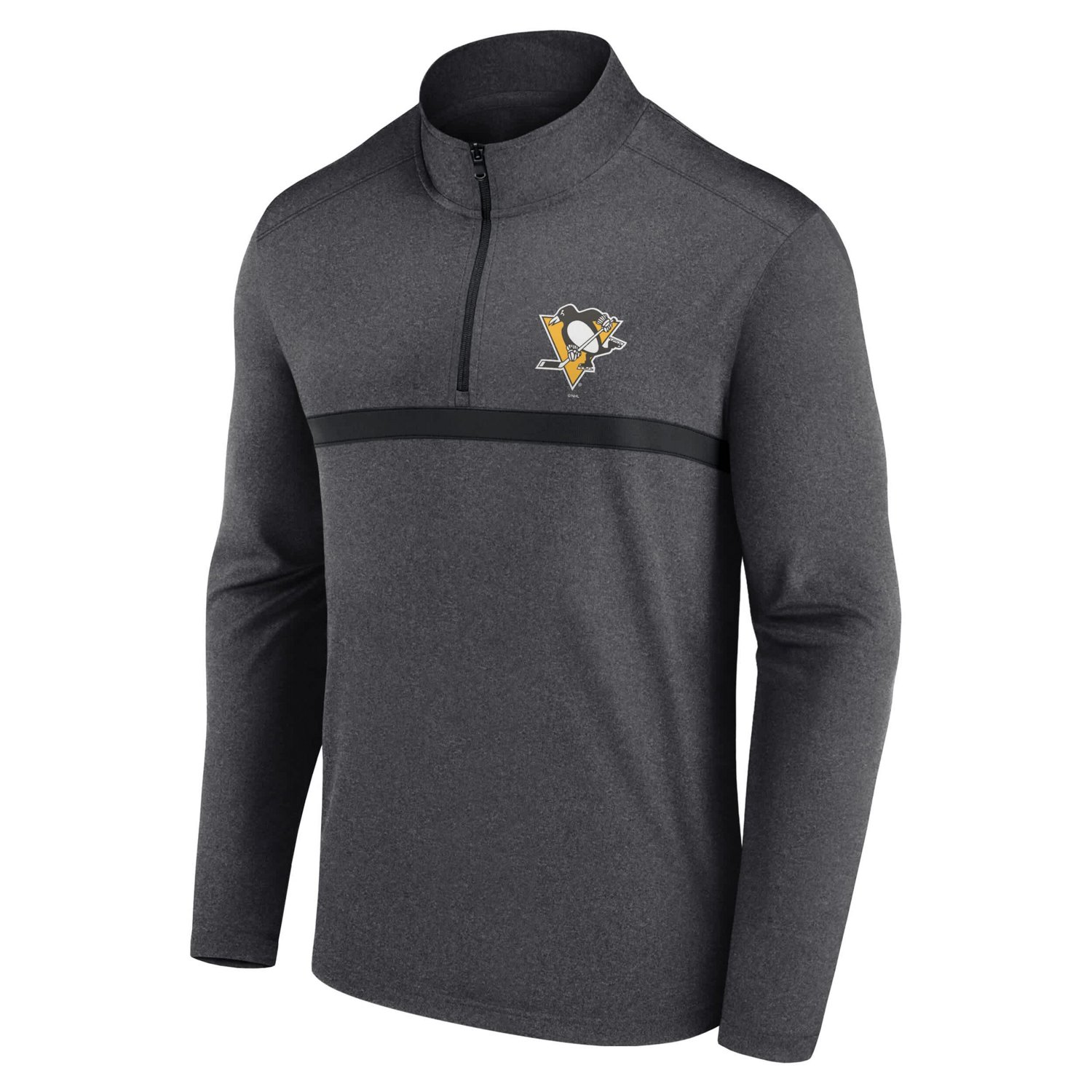 Pittsburgh Penguins Head-to-Head Raglan Quarter-Zip Top