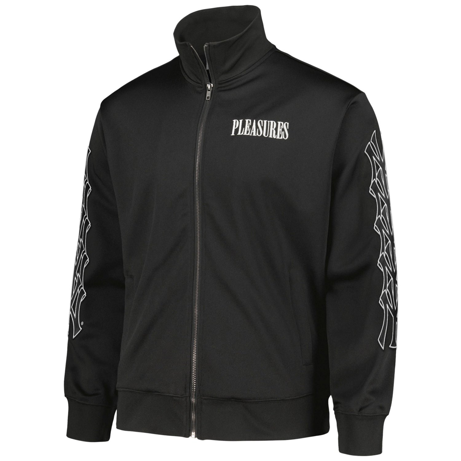 PLEASURES New York Yankees Pitcher Full-Zip Track Jacket - view number 2