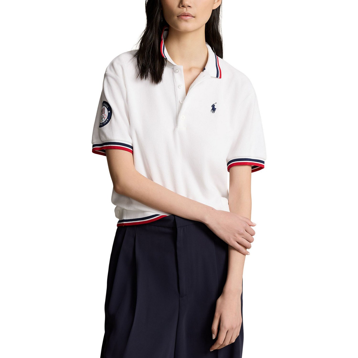 Polo Ralph Lauren Team USA 2024 Summer Olympics Villagewear Polo                                                                 - view number 1