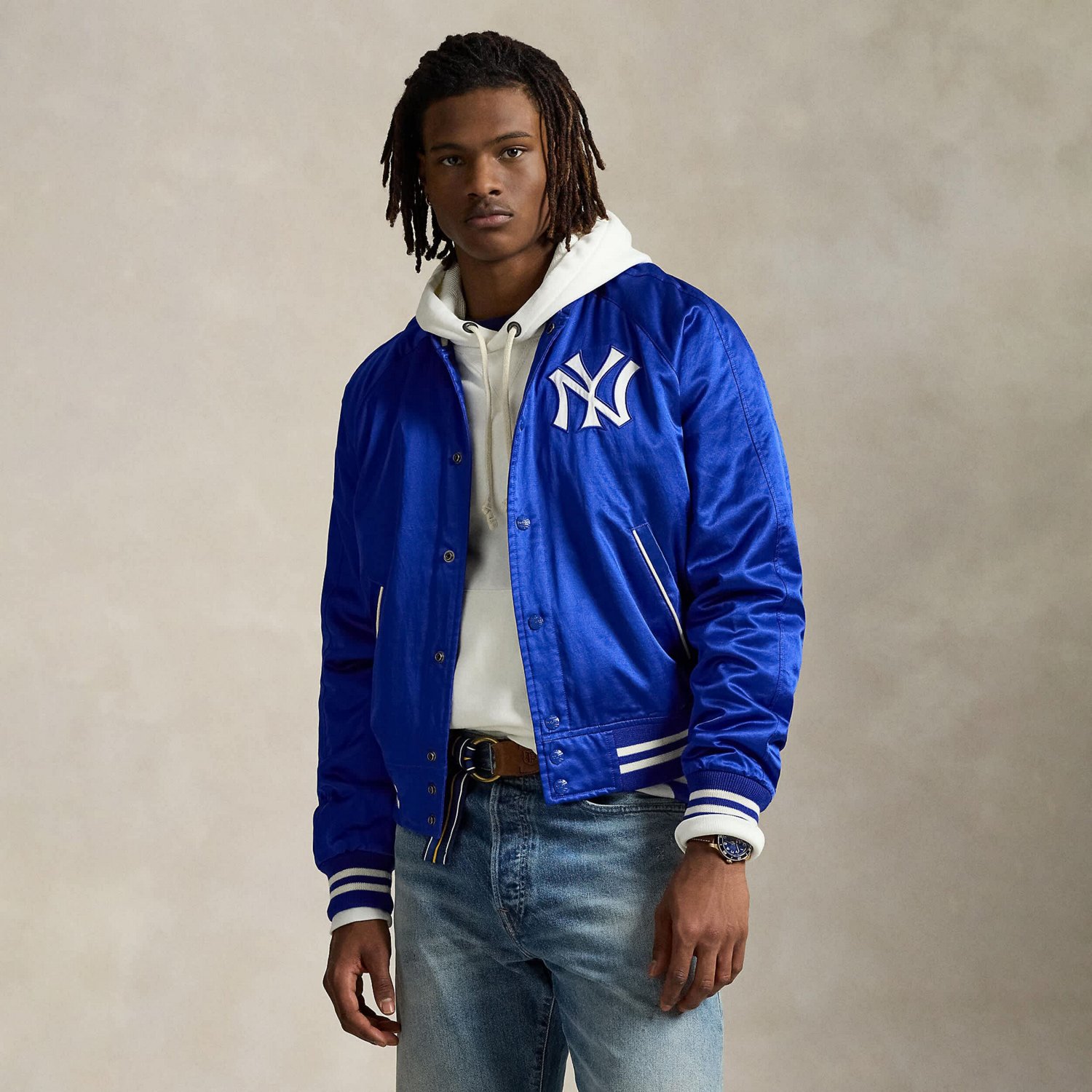 Polo Ralph Lauren Yankees Satin Jacket | Free Shipping at