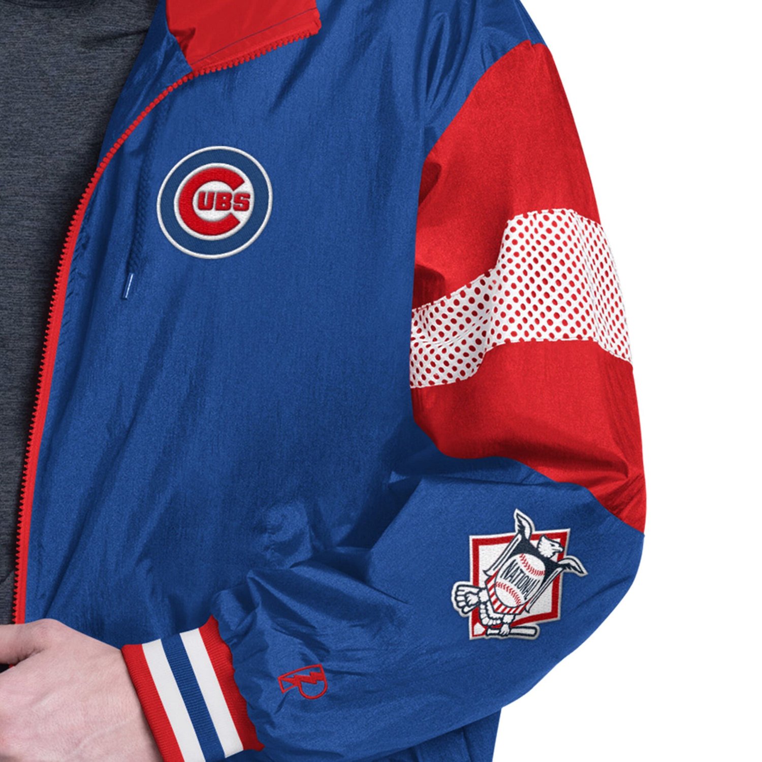 Pro Player Red Chicago Cubs Legacy Lightweight Full-Zip Hooded Jacket - view number 3