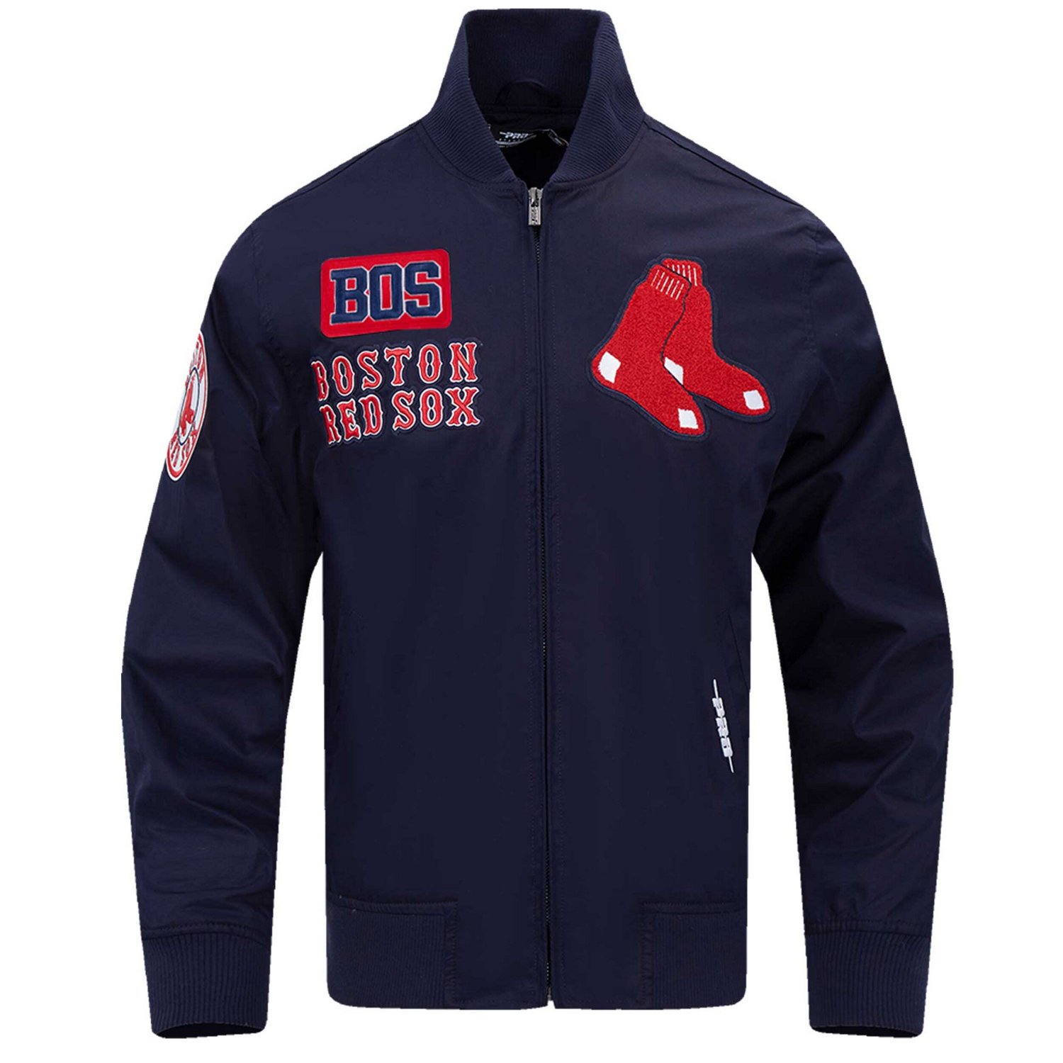 Pro Standard Boston Red Sox Area Code Twill Full-Zip Jacket - view number 3