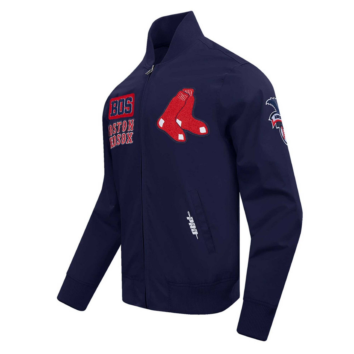 Pro Standard Boston Red Sox Area Code Twill Full-Zip Jacket - view number 2