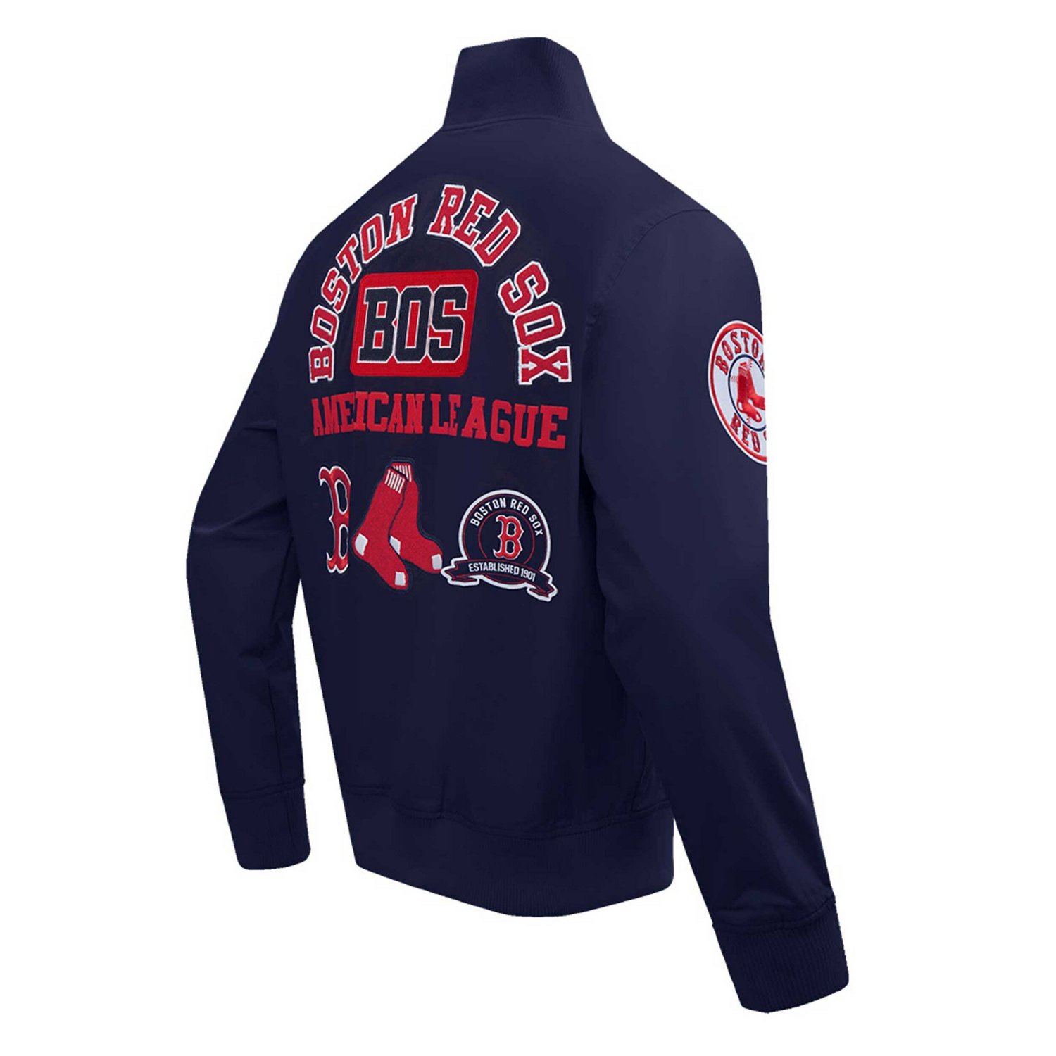 Pro Standard Boston Red Sox Area Code Twill Full-Zip Jacket - view number 4