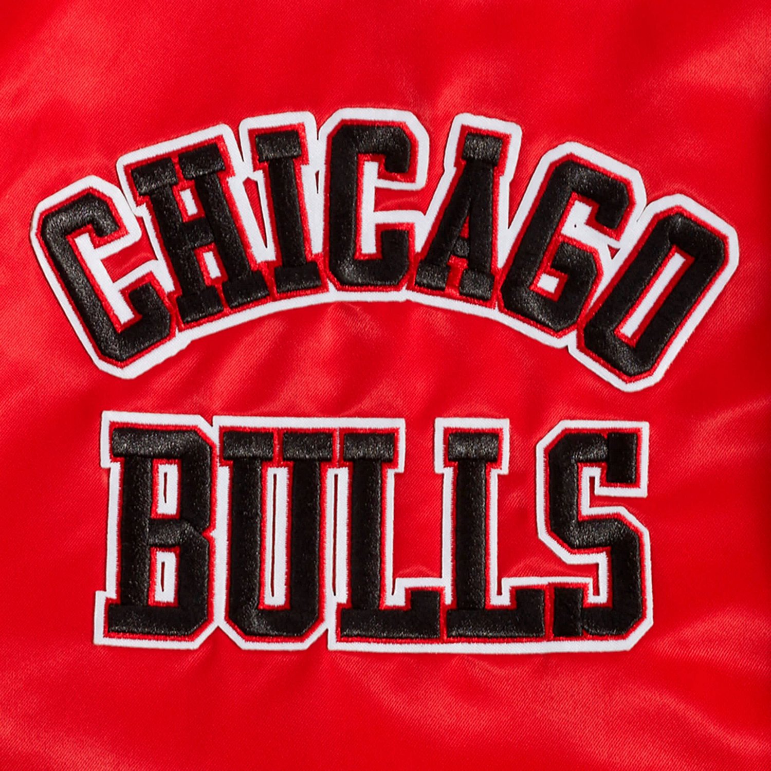 Pro Standard Chicago Bulls Sublimated Satin Full-Snap Jacket