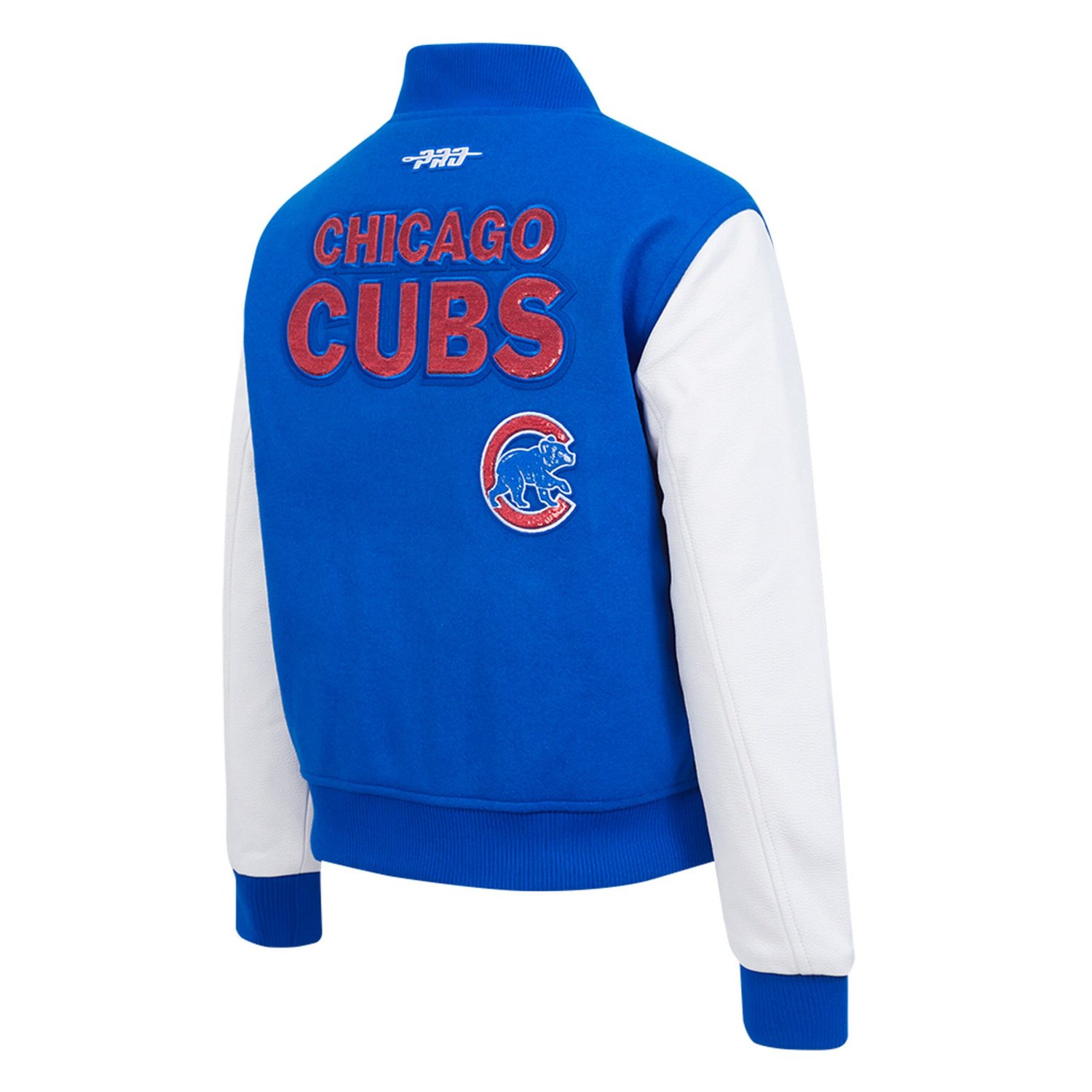 Pro Standard Chicago Cubs Game Day Classics Wool Full-Zip Varsity Jacket                                                         - view number 4