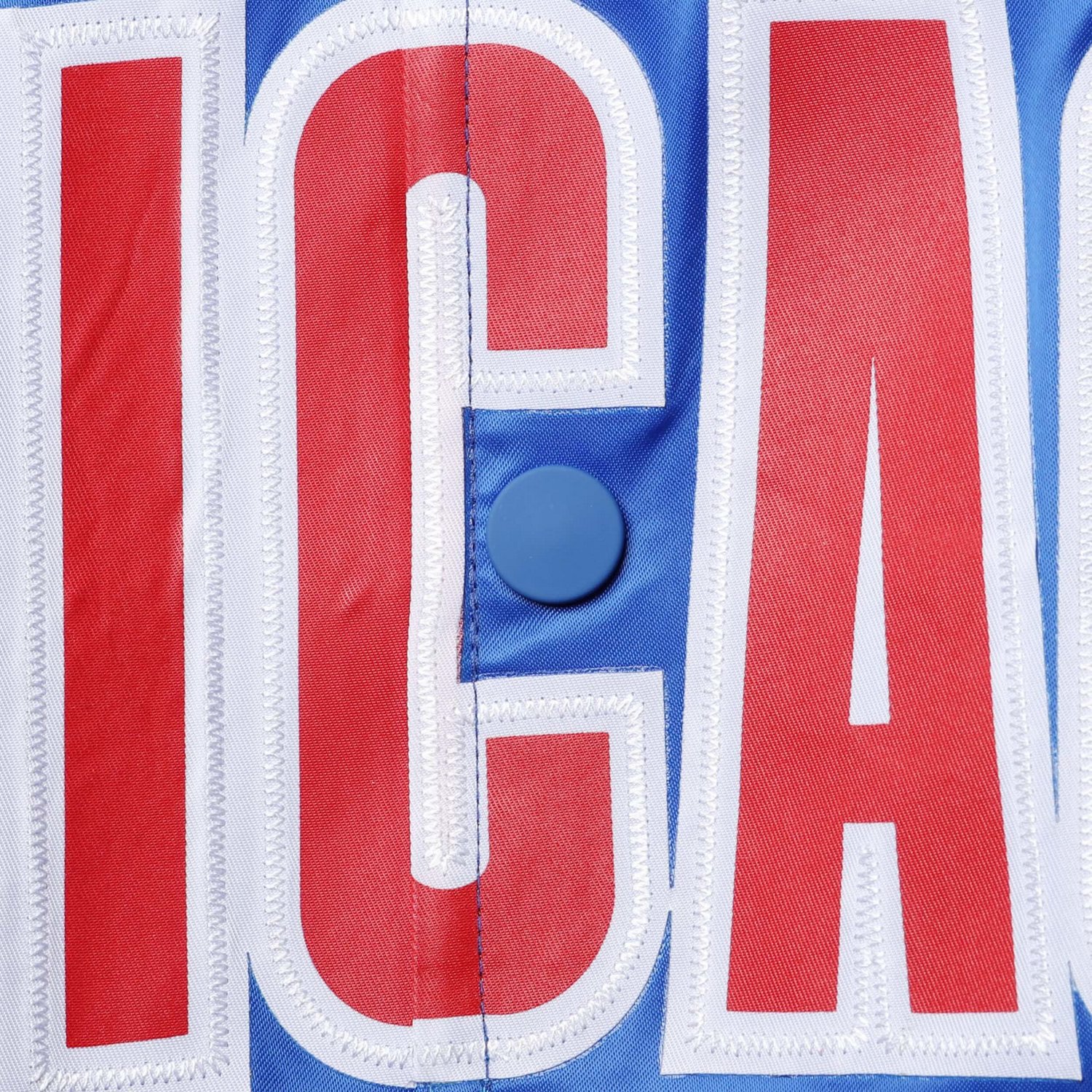 Pro Standard Chicago Cubs Wordmark Satin Full-Snap Jacket