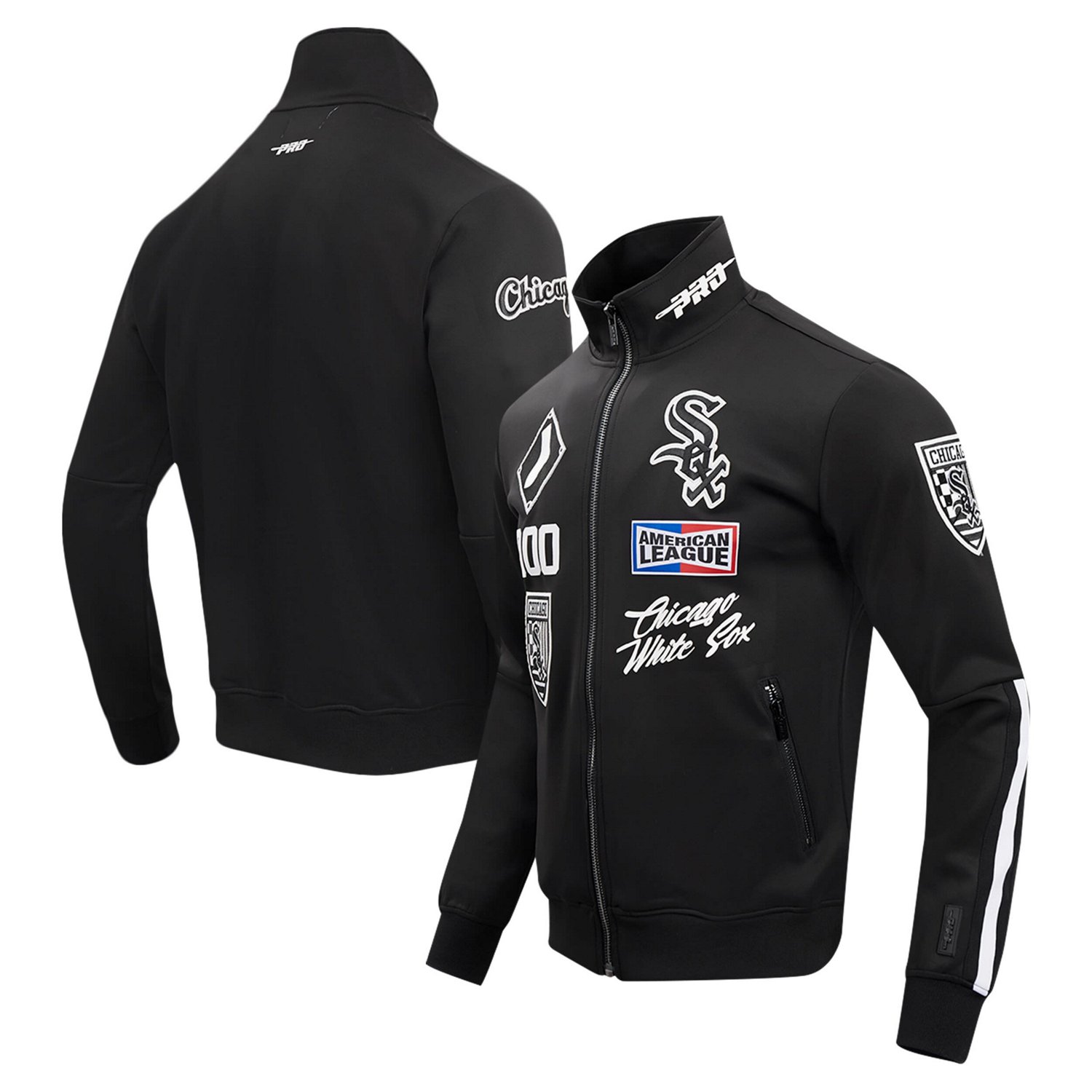 Pro Standard Chicago White Sox Fast Lane Full-Zip Track Jacket - view number 1