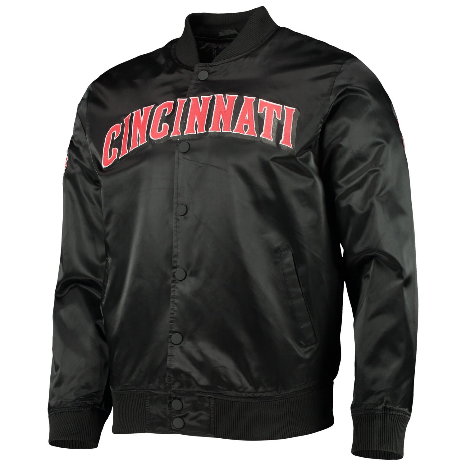 Pro Standard Cincinnati Reds Wordmark Satin Full-Snap Jacket - view number 2