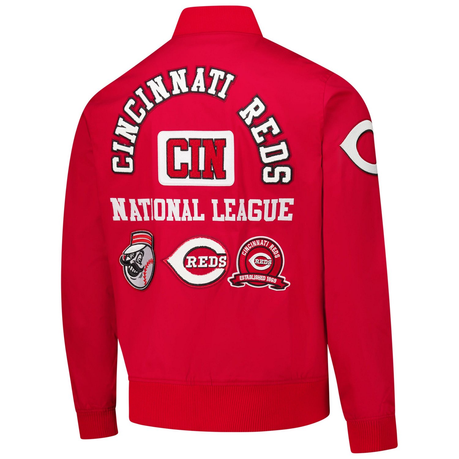 Pro Standard Cincinnati s Area Code Twill Full-Zip Jacket