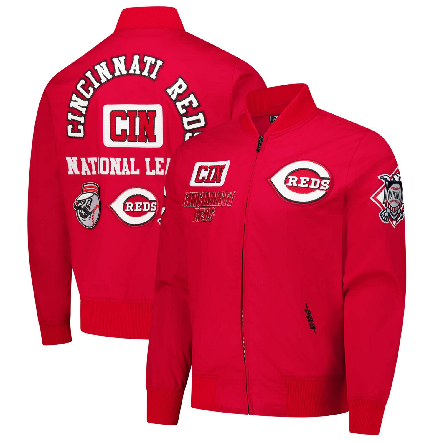 Pro Standard Cincinnati s Area Code Twill Full-Zip Jacket