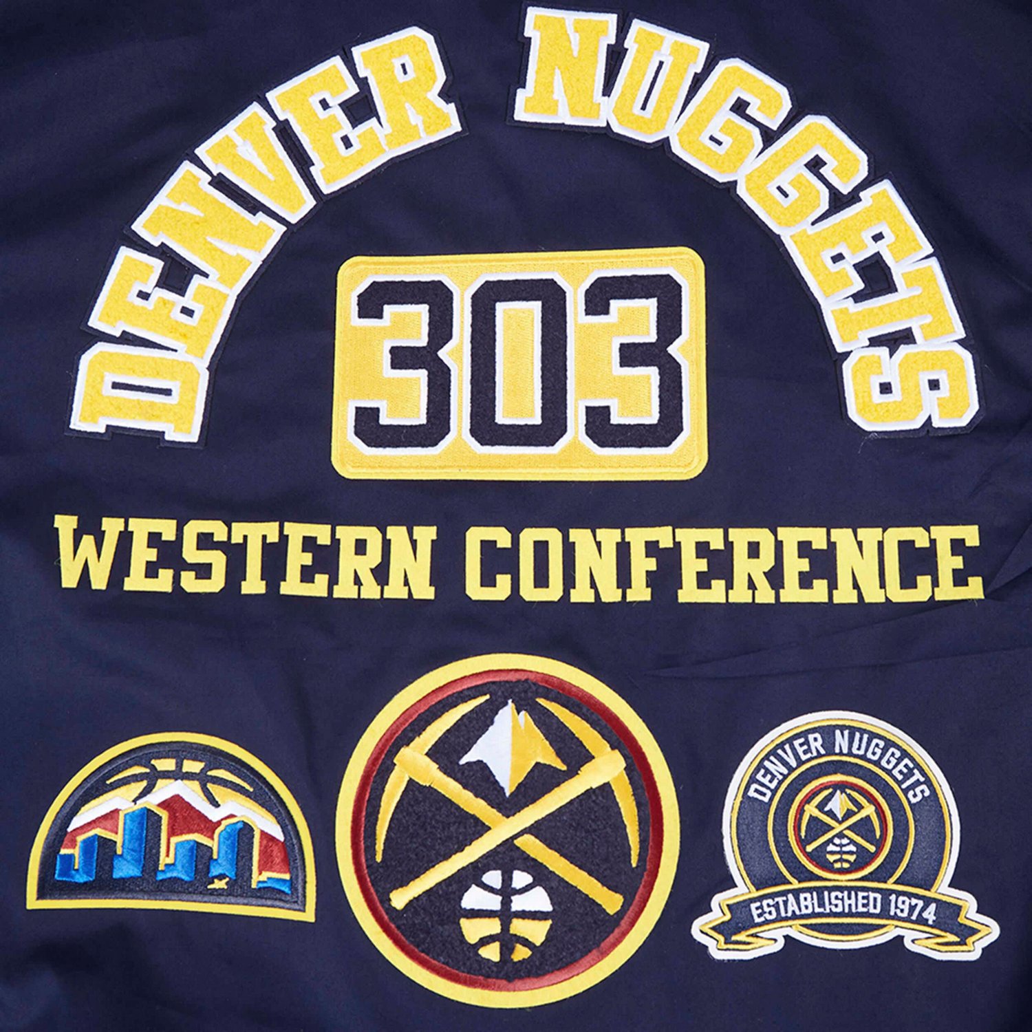 Pro Standard Denver Nuggets Area Code Full-Zip Jacket