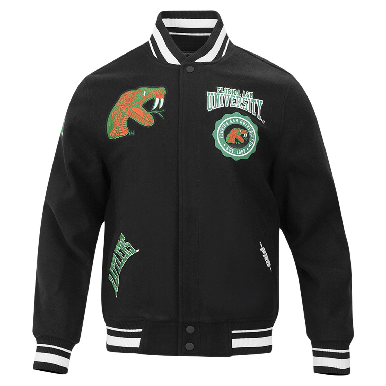 Pro Standard Florida AM Rattlers Crest Wool Full-Zip Jacket - view number 4
