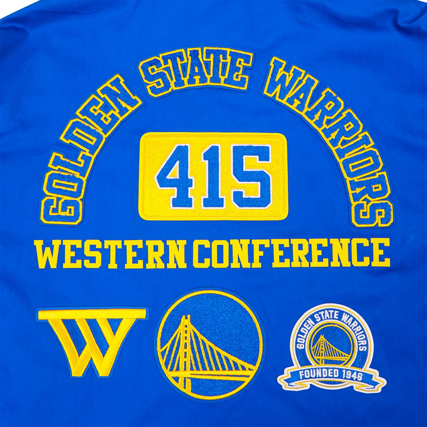 Pro Standard Golden State Warriors Area Code Full-Zip Jacket - view number 4