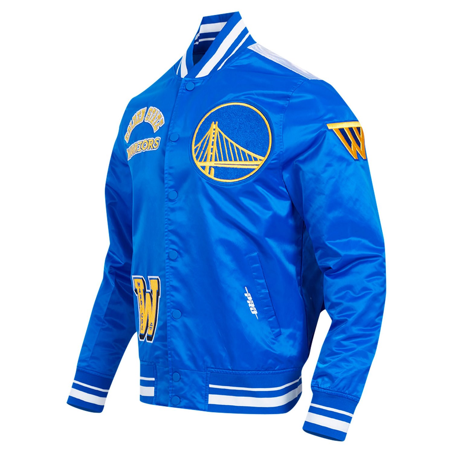 Pro Standard Golden State Warriors Sublimated Satin Full-Snap Jacket - view number 2