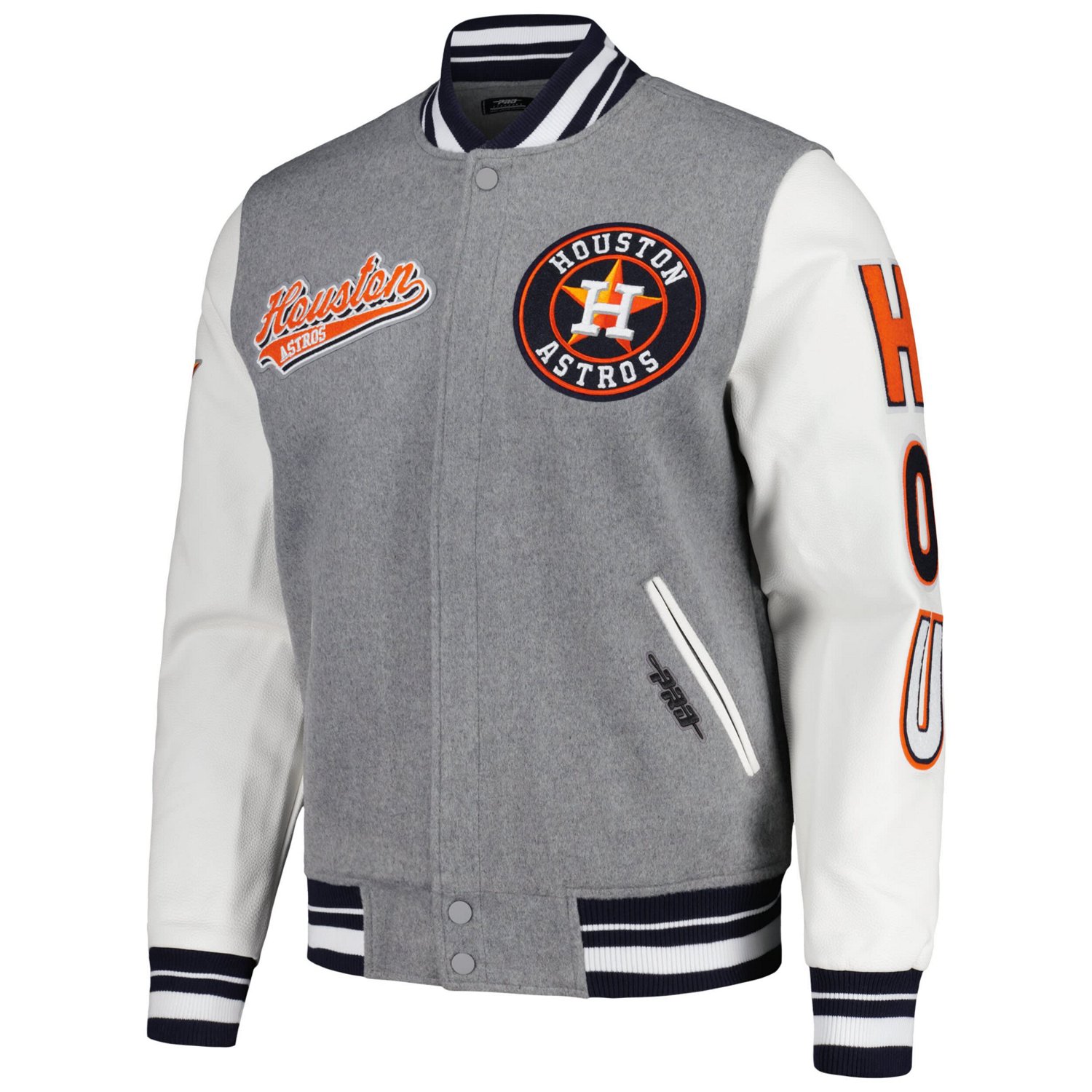 Pro Standard Houston Astros Script Tail Full-Zip Varity Jacket                                                                   - view number 2