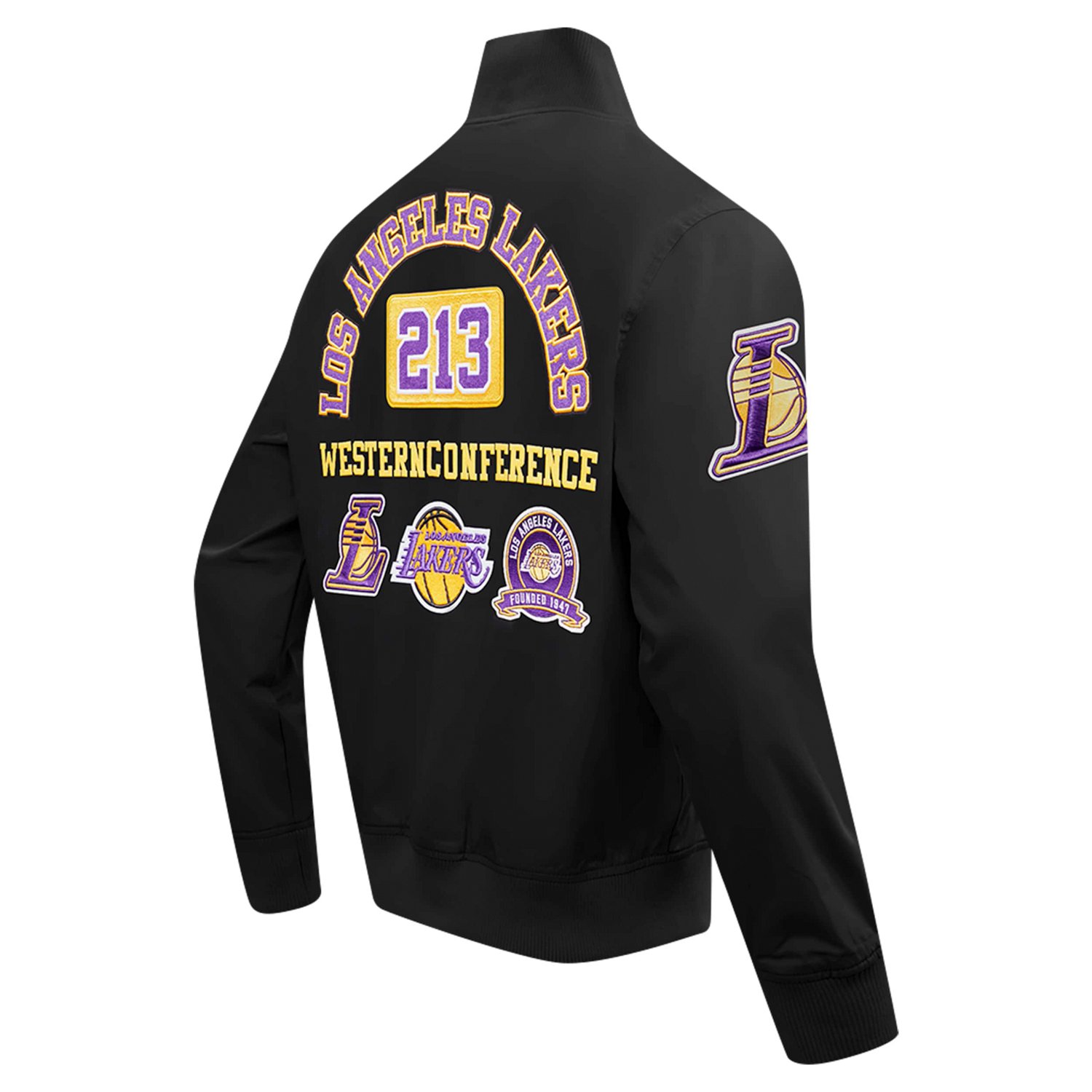 Pro Standard Los Angeles Lakers Area Code Twill Full-Zip Jacket                                                                  - view number 3