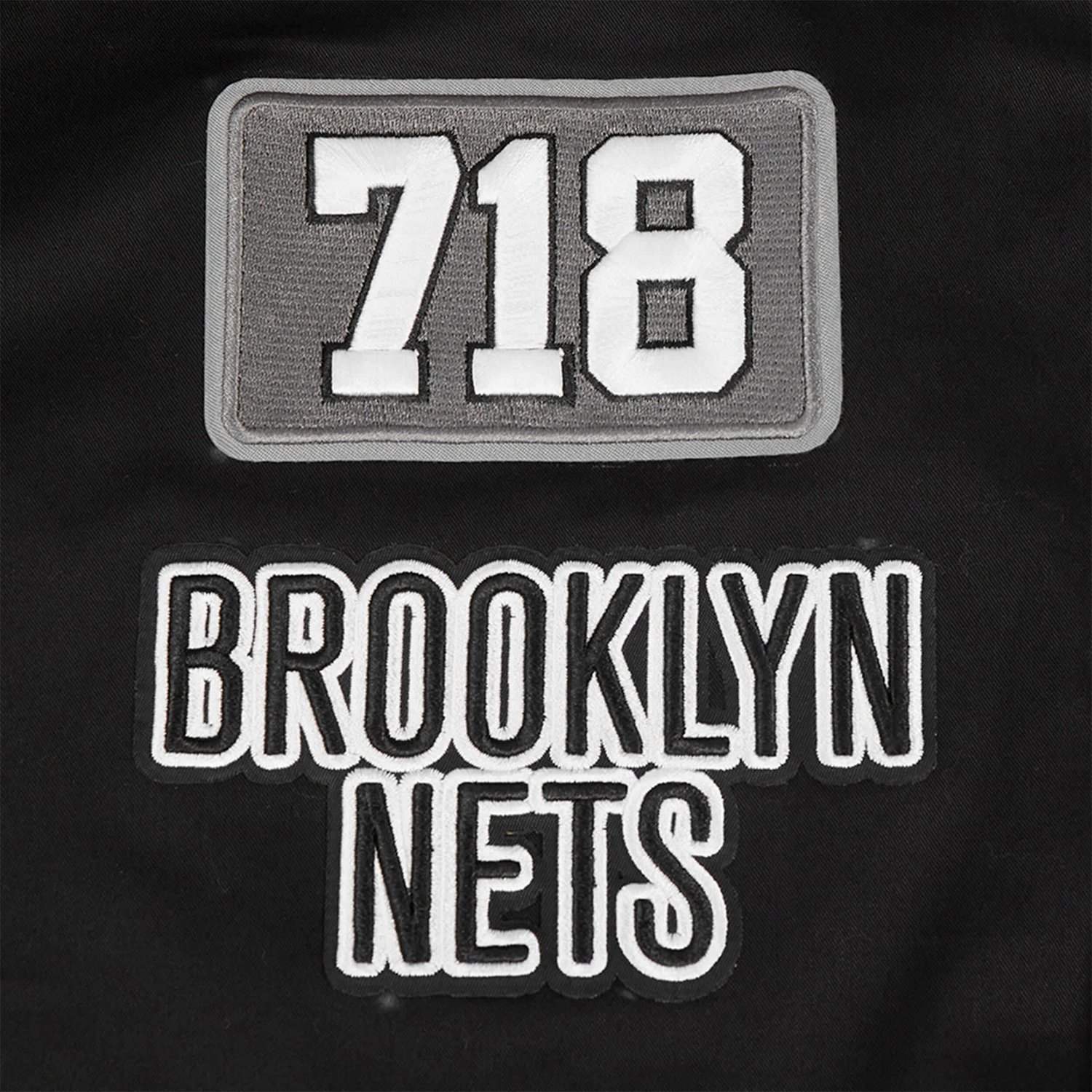 Pro Standard Brooklyn Nets Area Code Twill Full-Zip Jacket - view number 4