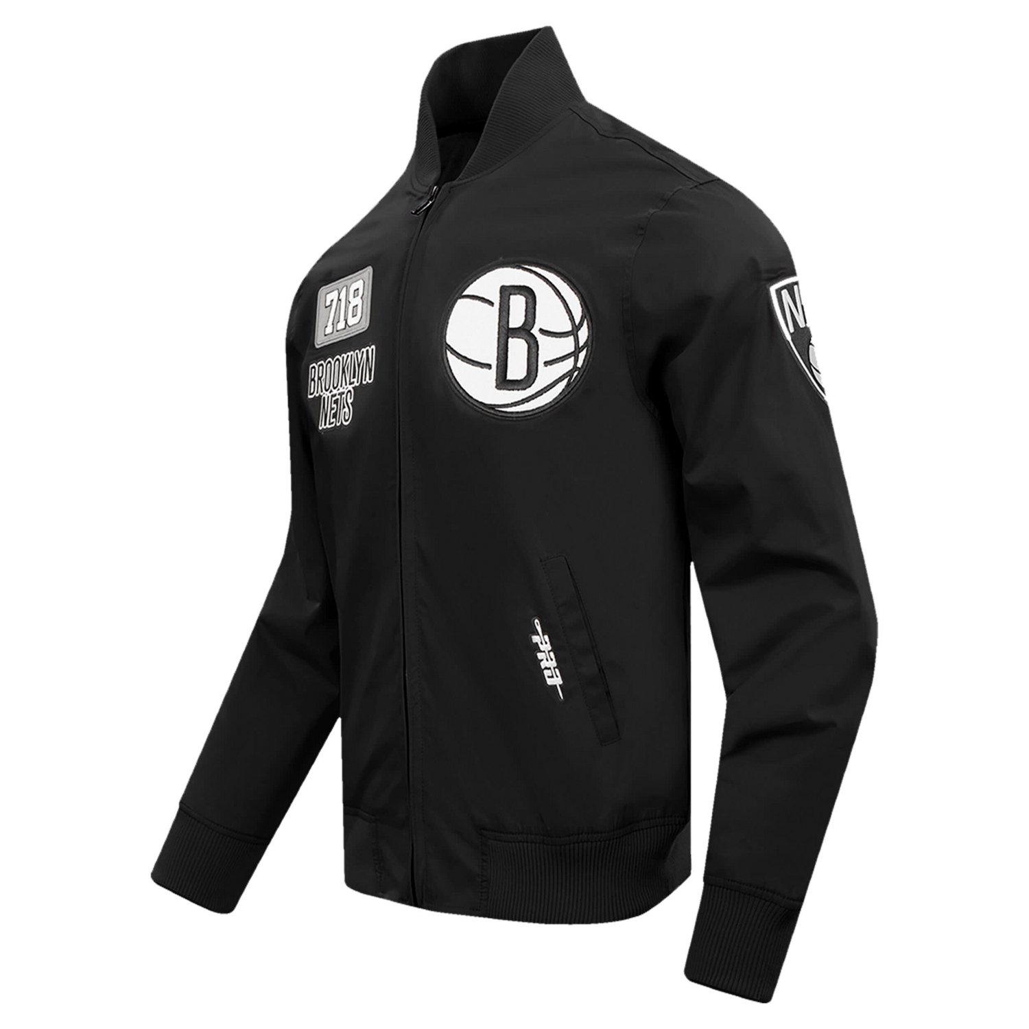Pro Standard Brooklyn Nets Area Code Twill Full-Zip Jacket - view number 2