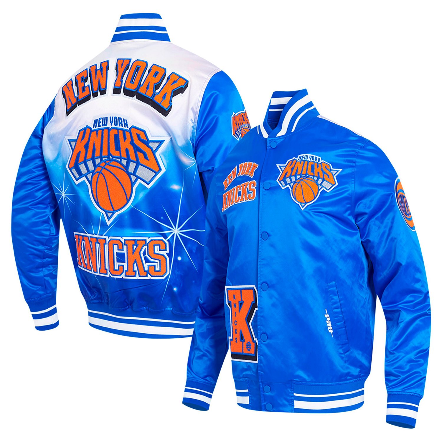 Pro Standard New York Knicks Sublimated Satin Full-Snap Jacket                                                                   - view number 1