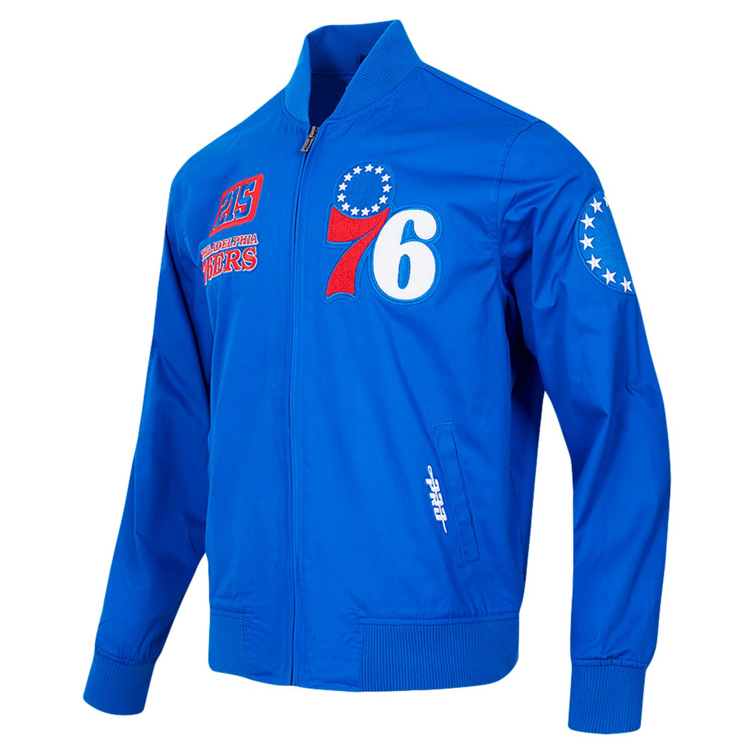 Pro Standard Philadelphia 76ers Area Code Twill Full-Zip Jacket